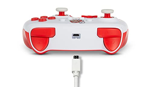 PowerA Enhanced Wired Controller (Mario Red/White) - (NSW) Nintendo Switch Accessories PowerA   