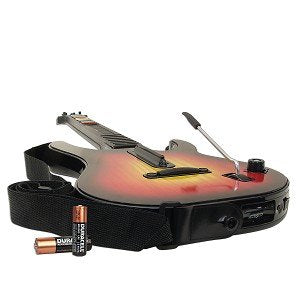 Xbox 360 Wireless Guitar Hero 5 Guitar Controller (Red White) - Xbox 360 [Pre-Owned] Accessories Activision