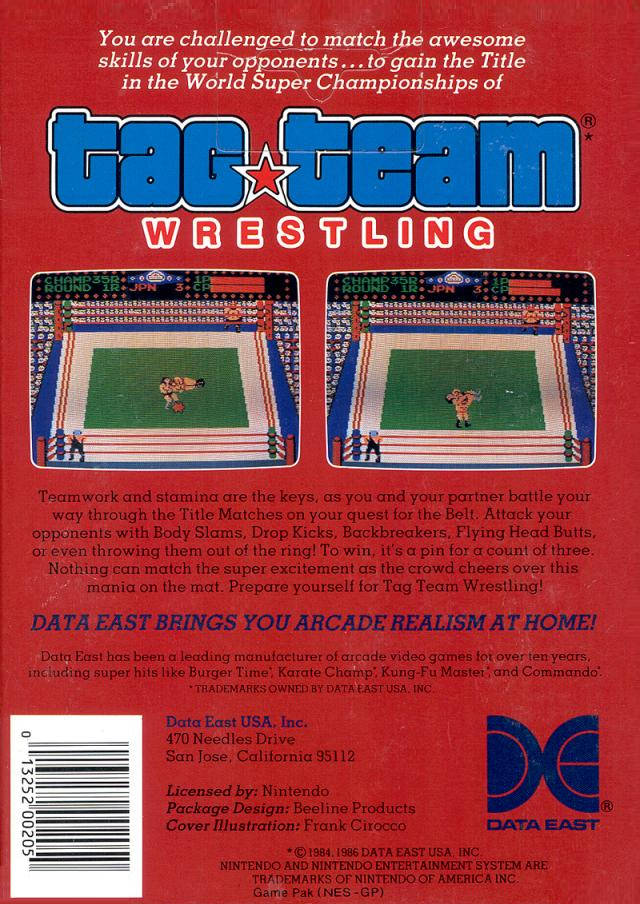 Tag Team Wrestling - (NES) Nintendo Entertainment System [Pre-Owned] Video Games Data East   