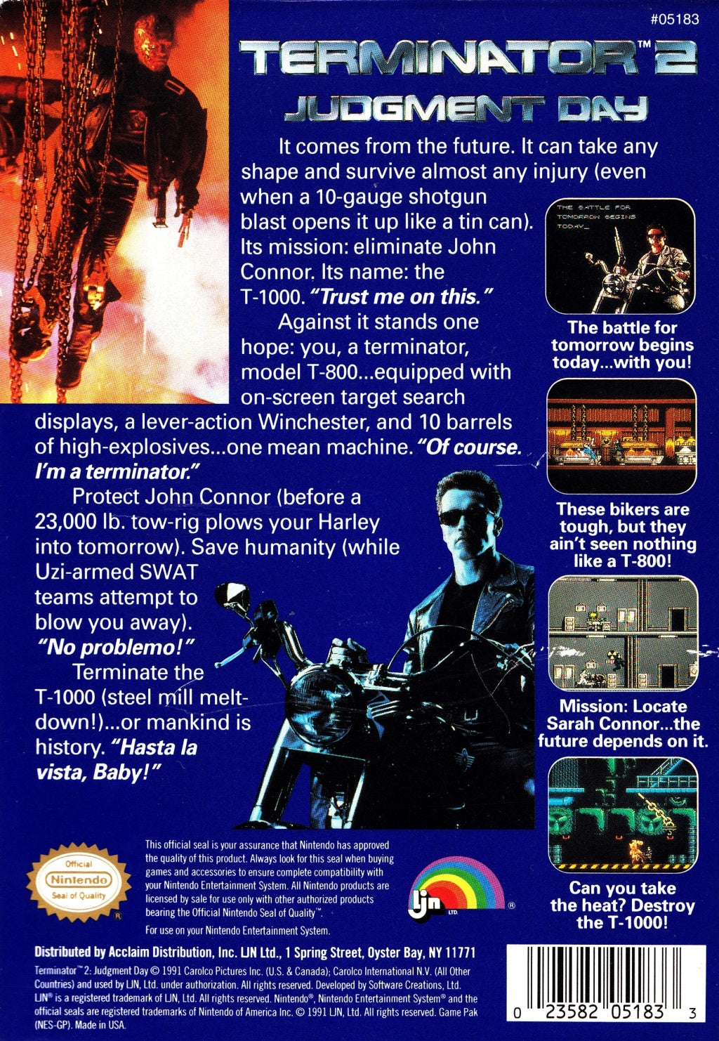 Terminator 2: Judgment Day - (NES) Nintendo Entertainment System [Pre-Owned] Video Games LJN Ltd.   