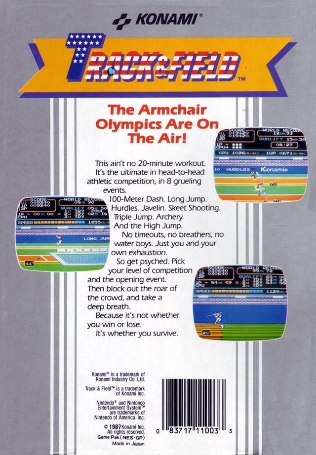 Track & Field - (NES) Nintendo Entertainment System [Pre-Owned] Video Games Konami   