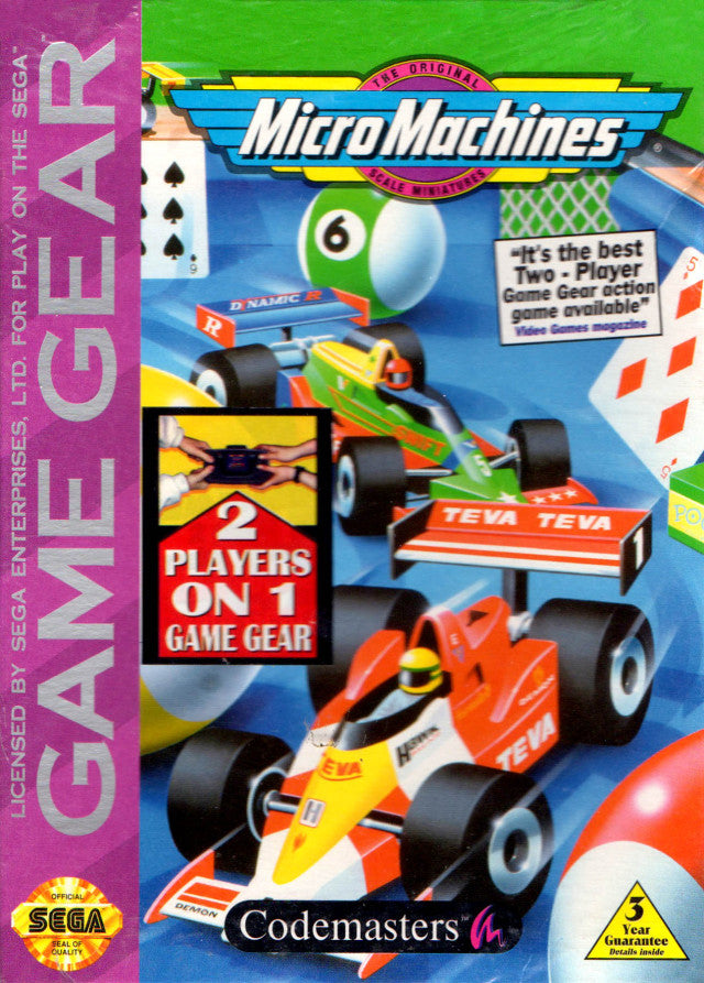 Micro Machines - SEGA GameGear [Pre-Owned] Video Games Codemasters   