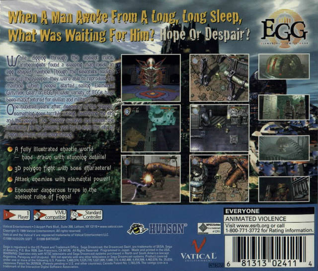 Elemental Gimmick Gear - (DC) SEGA Dreamcast  [Pre-Owned] Video Games Vatical Entertainment   
