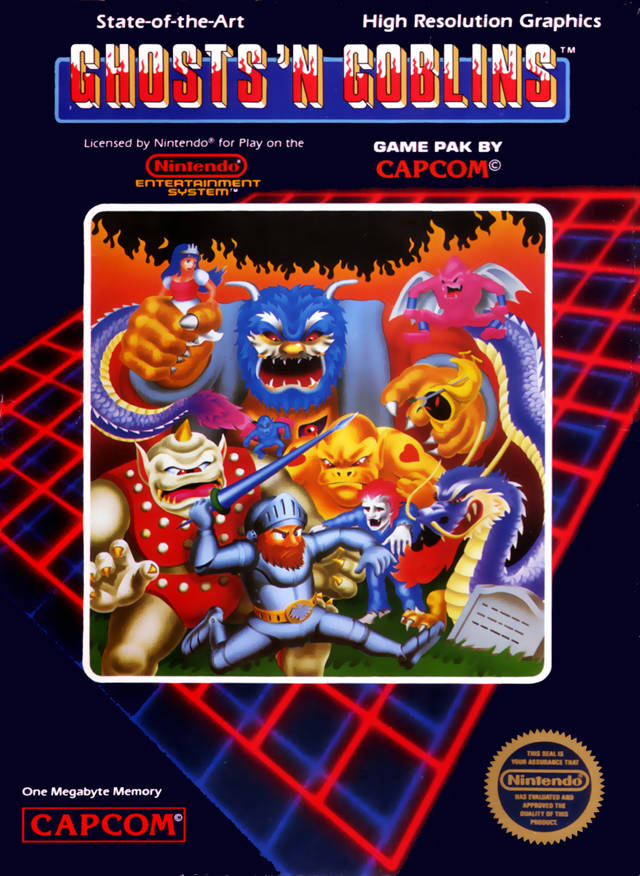 Ghosts 'n Goblins - (NES) Nintendo Entertainment System [Pre-Owned] Video Games Capcom   