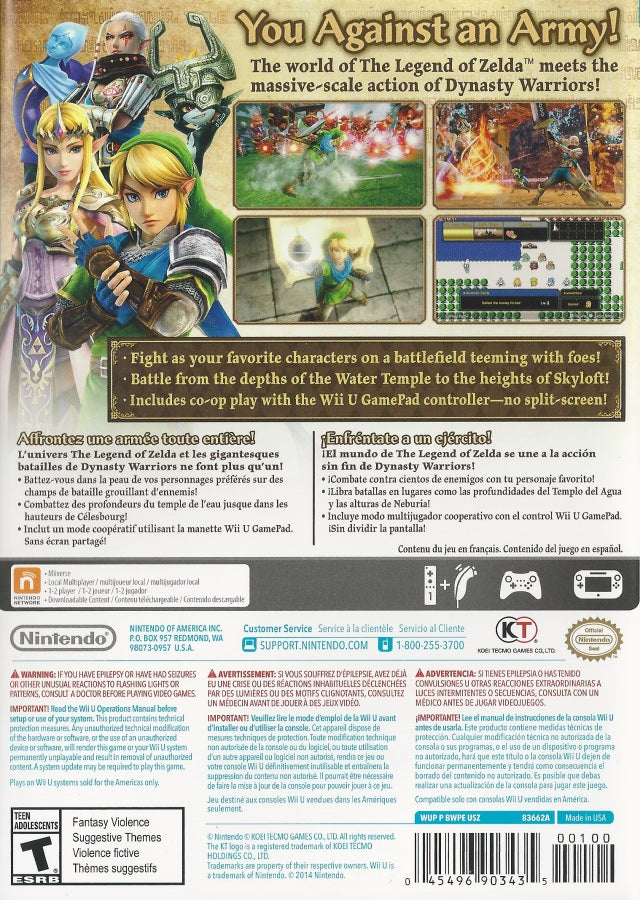 Hyrule Warriors - Nintendo Wii U Video Games Nintendo   