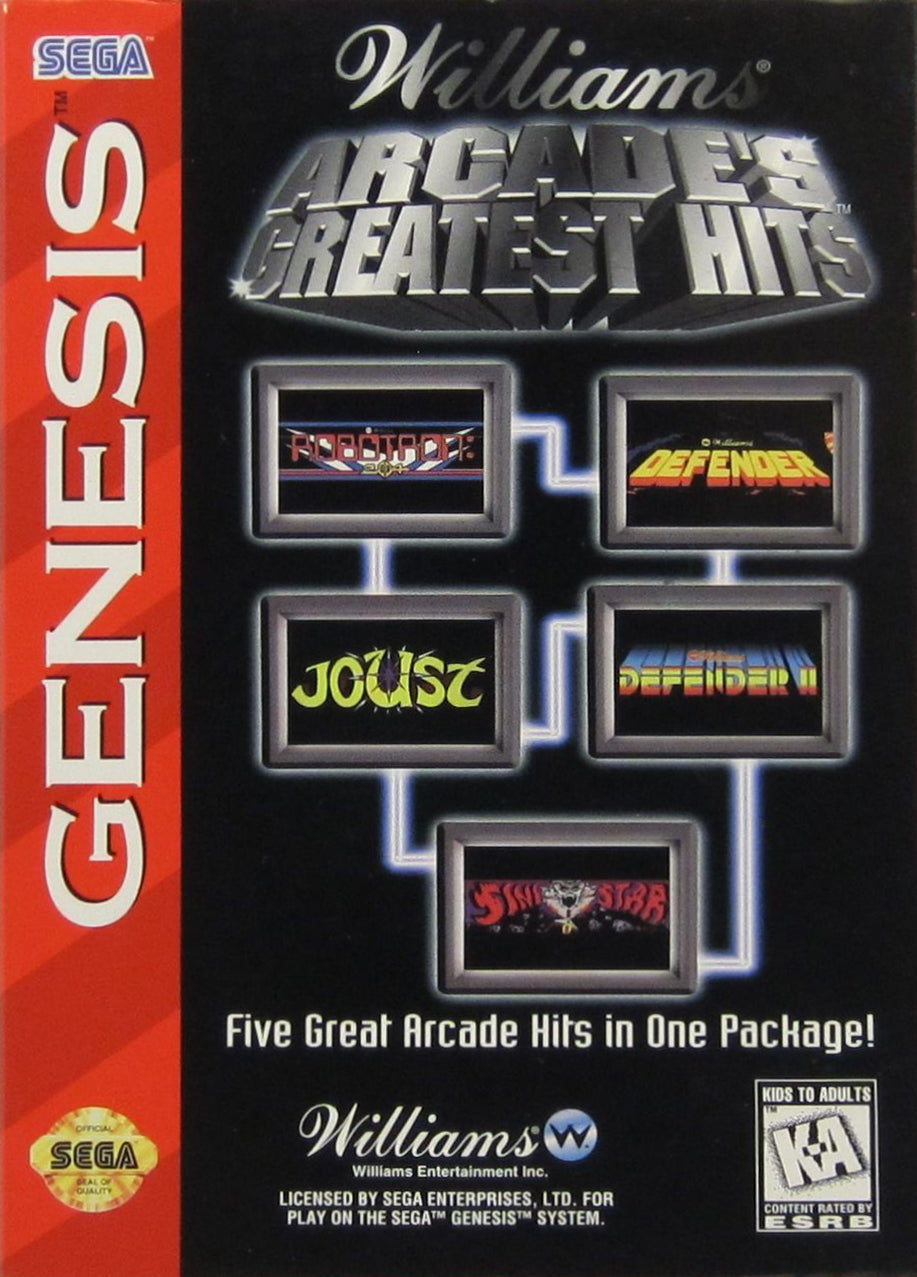 Williams Arcade's Greatest Hits - (SG) SEGA Genesis [Pre-Owned] Video Games Williams   