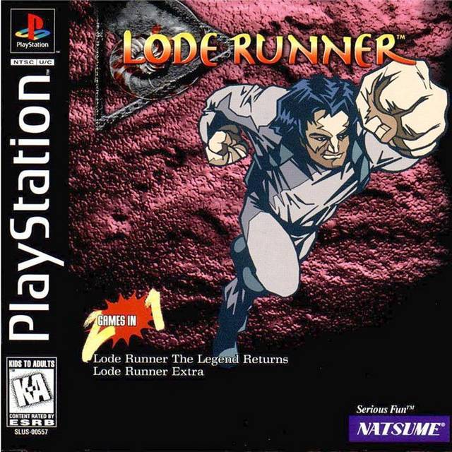 Lode Runner - (PS1) PlayStation 1 Video Games Natsume   
