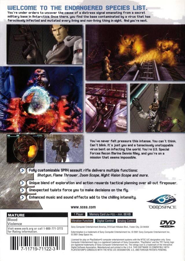 Extermination - (PS2) PlayStation 2 [Pre-Owned] Video Games SCEA   