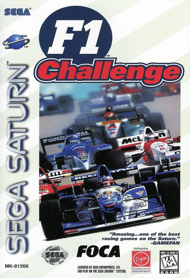 F1 Challenge - (SS) SEGA Saturn Video Games Virgin Interactive   