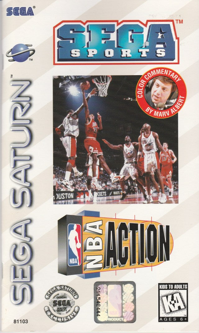 NBA Action - (SS) SEGA Saturn [Pre-Owned] Video Games Sega   