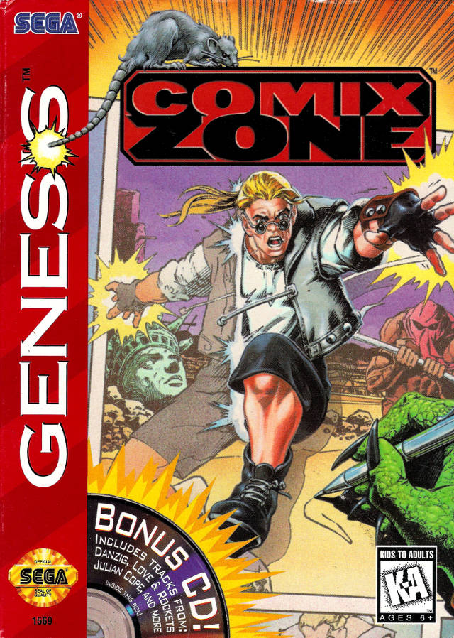 Comix Zone - (SG) SEGA Genesis [Pre-Owned] Video Games Sega   