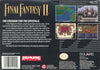 Final Fantasy II - (SNES) Super Nintendo [Pre-Owned] Video Games SquareSoft   