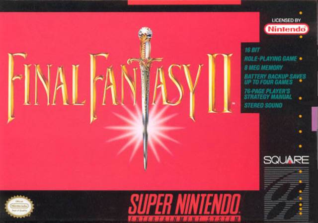 Final Fantasy II - (SNES) Super Nintendo [Pre-Owned] Video Games SquareSoft   