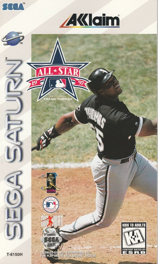 All-Star Baseball '97 Featuring Frank Thomas - (SS) SEGA Saturn [Pre-Owned] Video Games Acclaim   