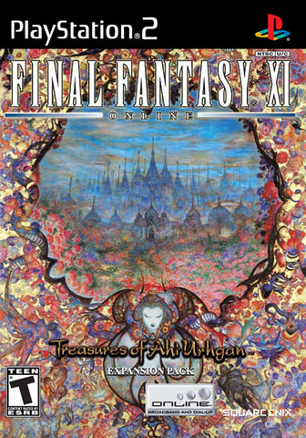 Final Fantasy XI: Treasures of Aht Urhgan - PlayStation 2 [Pre-Owned] Video Games Square Enix   