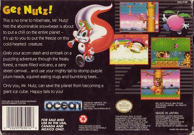 Mr. Nutz - (SNES) Super Nintendo [Pre-Owned] Video Games Ocean   