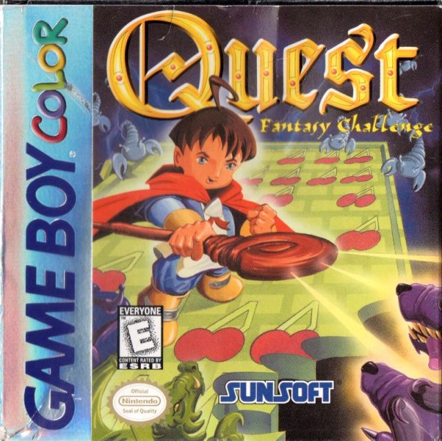 Quest: Fantasy Challenge - (GBC) Game Boy Color Video Games SunSoft   