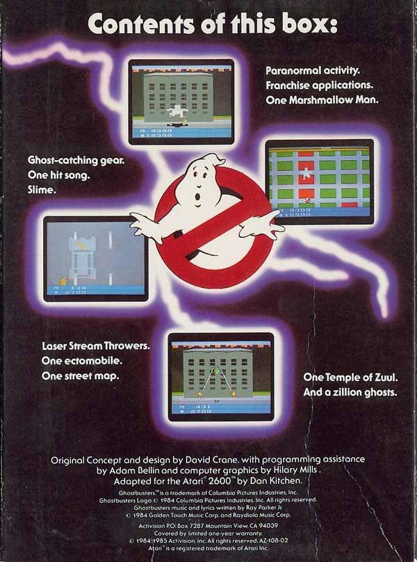 Ghostbusters - Atari 2600 [Pre-Owned] Video Games Activision   