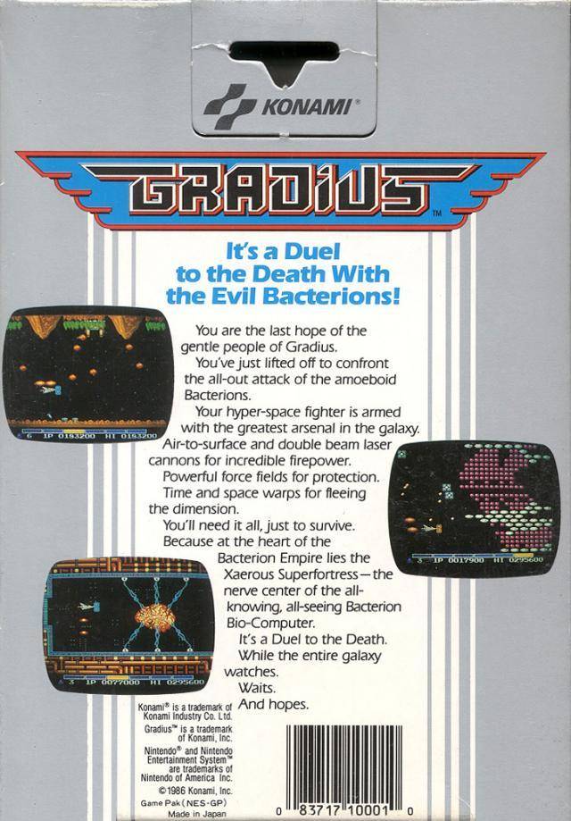 Gradius - (NES) Nintendo Entertainment System [Pre-Owned] Video Games Konami   