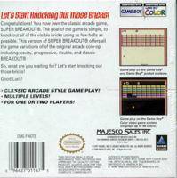 Super Breakout - (GBC) Game Boy Color [Pre-Owned] Video Games Majesco   