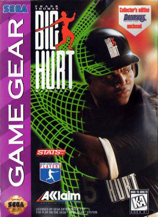 Frank Thomas Big Hurt Baseball - SEGA GameGear [Pre-Owned] Video Games Acclaim   