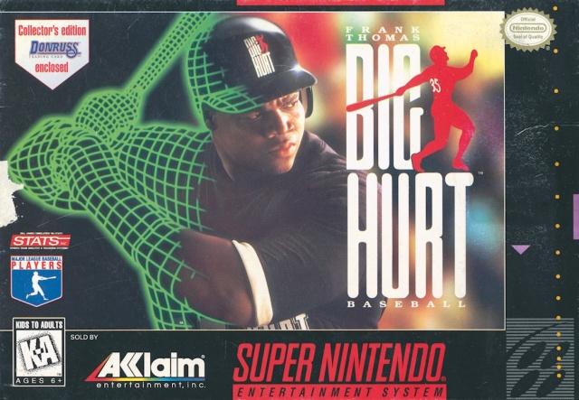 Frank Thomas Big Hurt Baseball - (SNES) Super Nintendo [Pre-Owned] Video Games Acclaim   