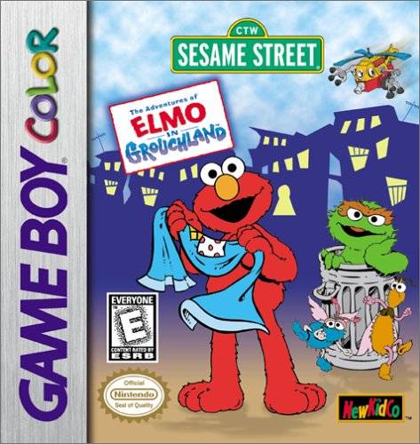 Sesame Street: The Adventures of Elmo in Grouchland - (GBC) Game Boy Color [Pre-Owned] Video Games NewKidCo   