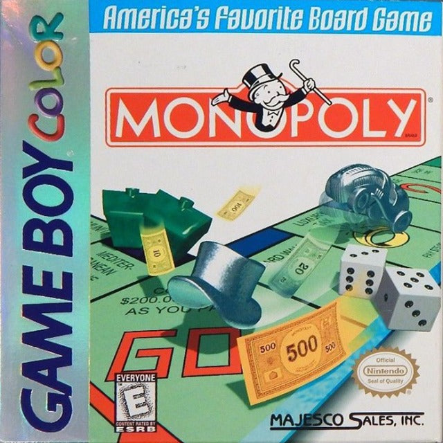 Monopoly - (GBC) Game Boy Color [Pre-Owned] Video Games Majesco   