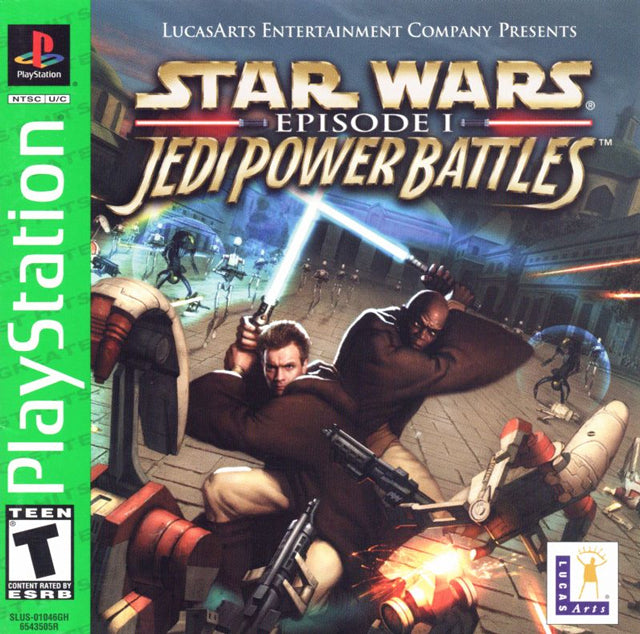 Star Wars Episode I: Jedi Power Battles (Greatest Hits) - (PS1)  PlayStation 1 [Pre-Owned] Video Games LucasArts   