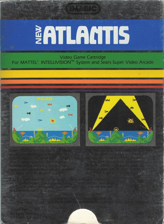Atlantis - (INTV) Intellivision [Pre-Owned] Video Games Imagic   