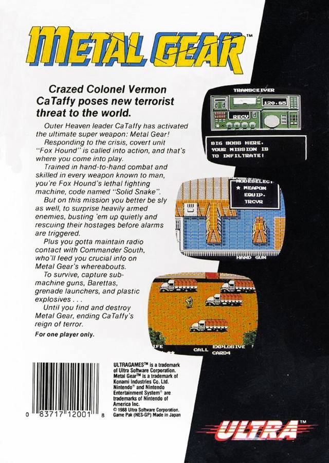 metal gear solid nes Metal Gear