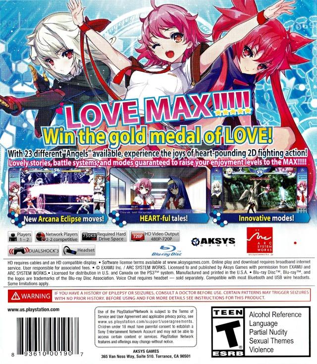 Arcana Heart 3: LOVEMAX!!!!! - (PS3) PlayStation 3 [Pre-Owned] Video Games Aksys Games   