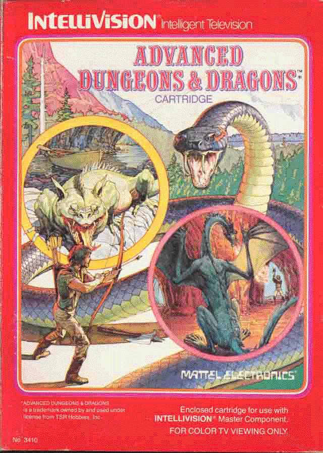 Advanced Dungeons & Dragons - (INTV) Intellivision [Pre-Owned] Video Games Mattel   