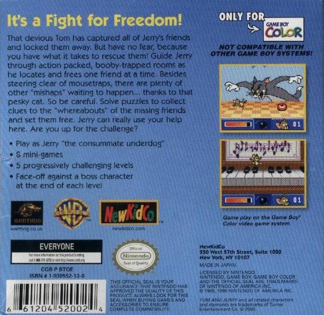 トム＆ジェリー・イン・マウス・アタックス　GBC