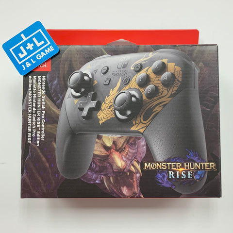 Nintendo Switch Pro Controller (Monster Hunter Rise Edition) - Nintendo Switch (European Import) Accessories Nintendo   