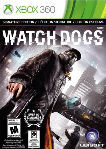 Watch Dogs (Signature Edition) - Xbox 360 Video Games Ubisoft   
