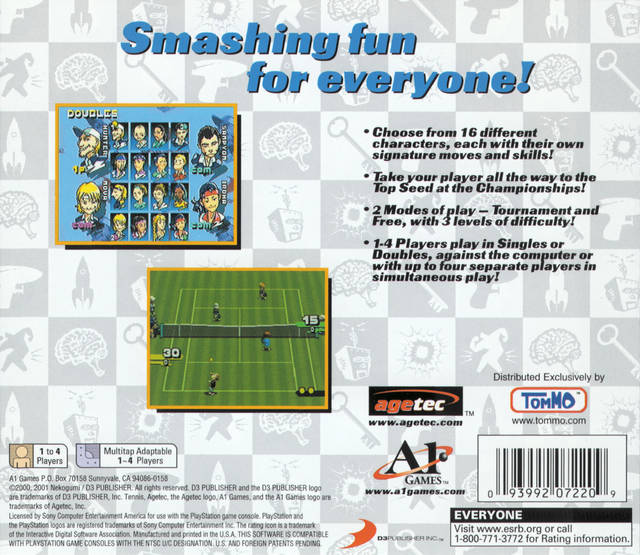 Tennis - (PS1) PlayStation 1 [Pre-Owned] Video Games Agetec   