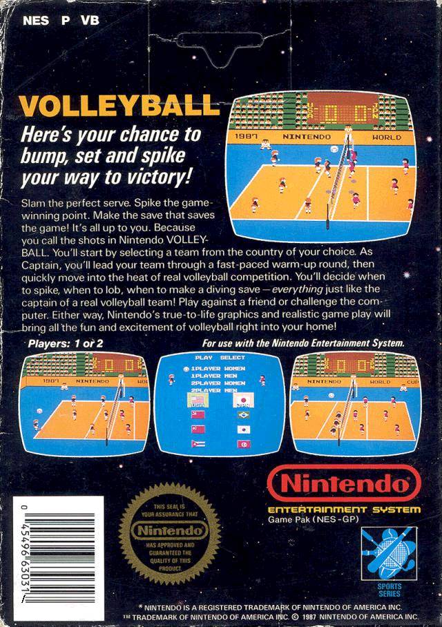 Volleyball - (NES) Nintendo Entertainment System [Pre-Owned] Video Games Nintendo   