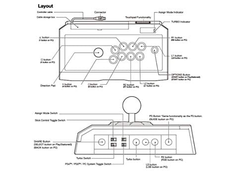 HORI Real Arcade Pro 4 Kai (Blue) for PlayStation 4, PlayStation 3, and PC - (PS4) PlayStation 4 Accessories HORI   