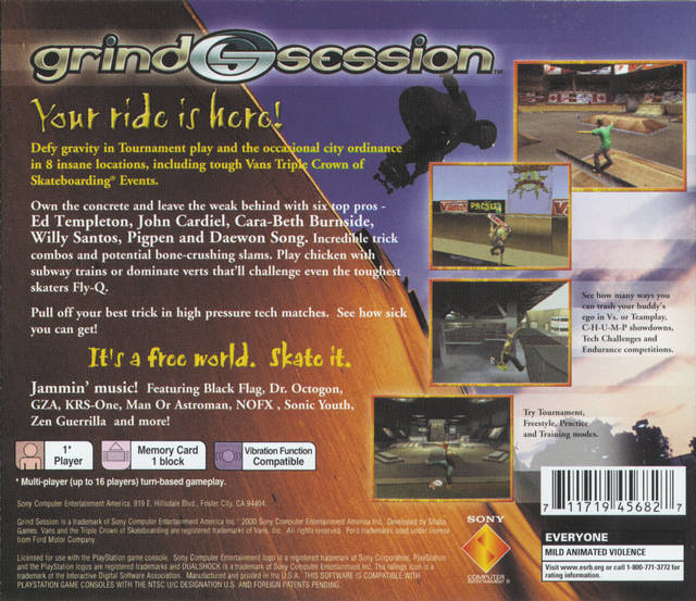 Grind Session - (PS1) PlayStation 1 [Pre-Owned] Video Games SCEA   