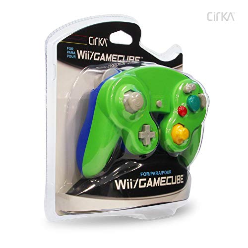 CirKa GameCube/Wii Wired Controller (Green/Blue) - (GC) GameCube Accessories Cirka   