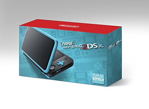 New Nintendo 2DS XL Console (Black + Turquoise) - Nintendo 3DS