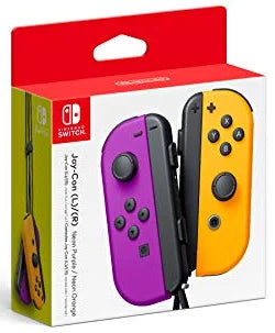 Nintendo Switch Joy-Con (L)/(R) (Neon Purple/Neon Orange) - (NSW) Nintendo Switch Accessories Nintendo   