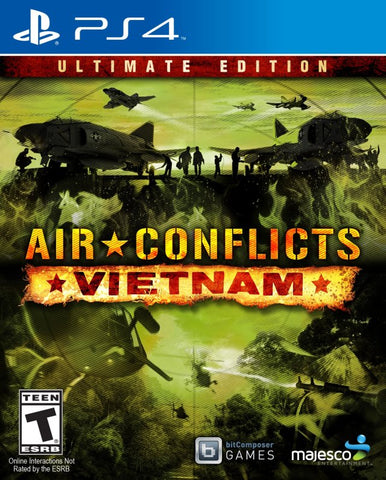 Air Conflicts: Vietnam Ultimate Edition - (PS4) PlayStation 4 Video Games Majesco   