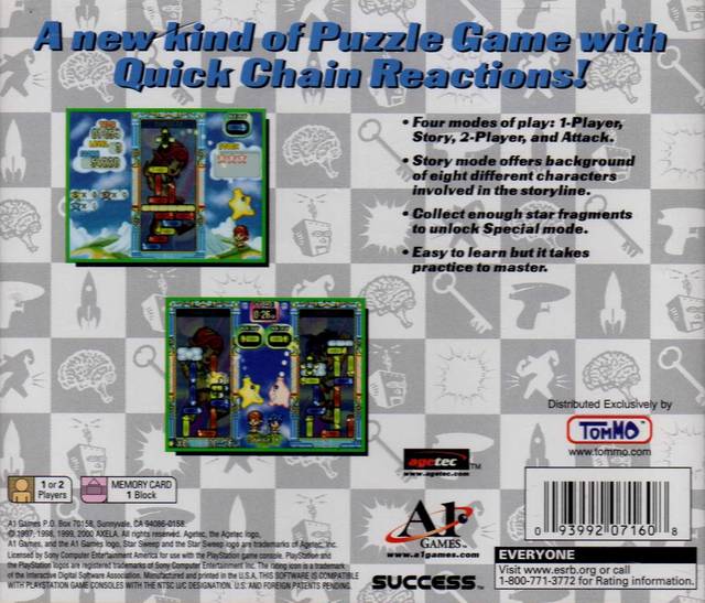 Puzzle: Star Sweep - (PS1) PlayStation 1 [Pre-Owned] Video Games A1 Games   