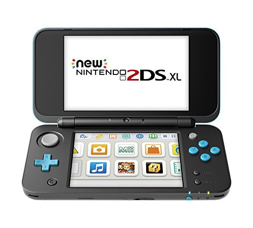 New Nintendo 2DS XL Console (Black + Turquoise) - Nintendo 3DS