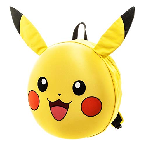 Bioworld Pokemon Pikachu 3D Molded 17-Inch Backpack - Toys | J&L Game