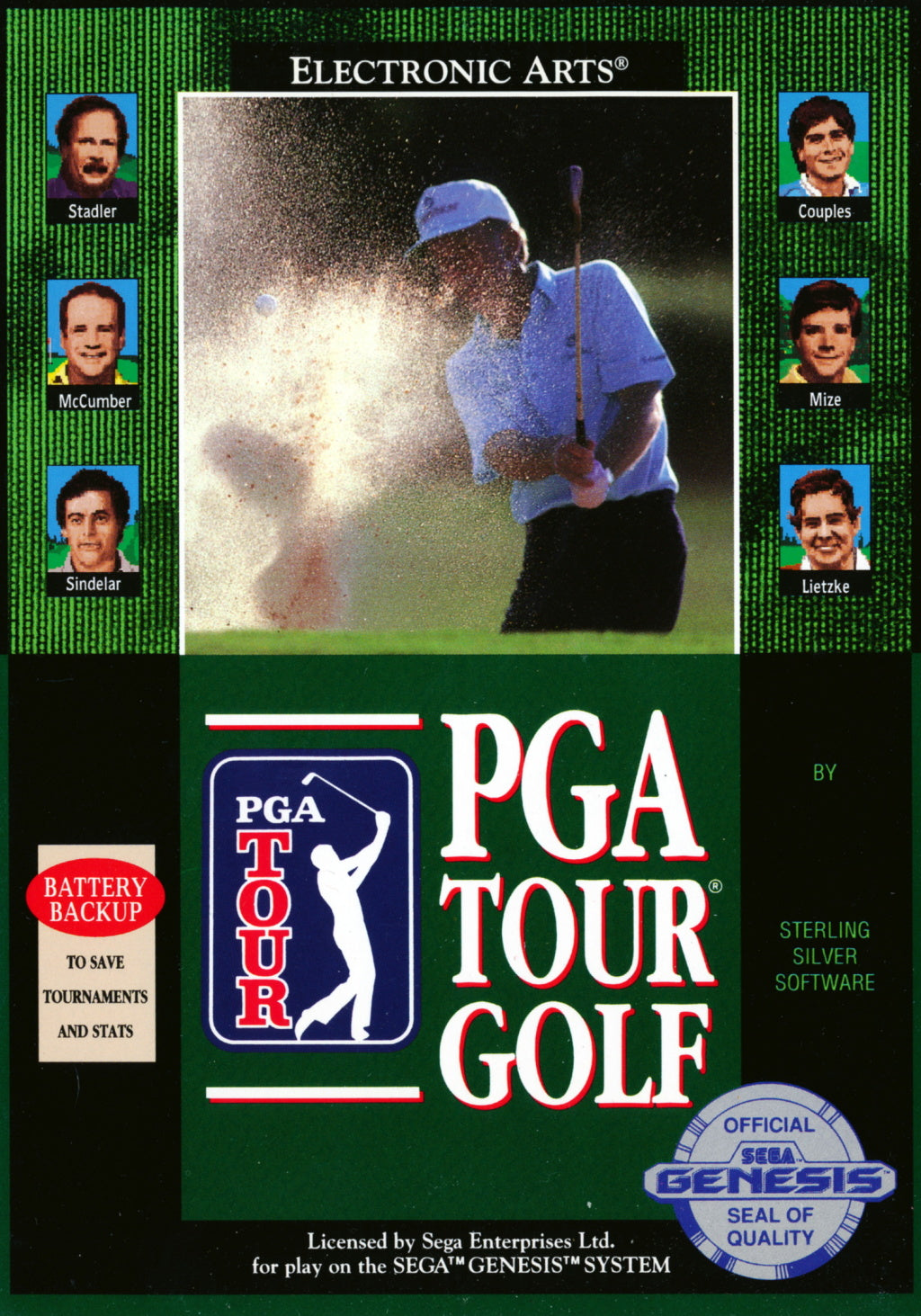 PGA Tour Golf - (SG) SEGA Genesis [Pre-Owned] Video Games Electronic Arts   