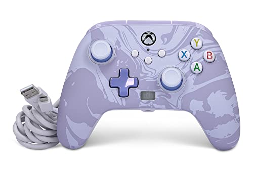 PowerA Enhanced Wired Controller (Lavender Swirl) - (XSX) Xbox Series X Accessories PowerA   