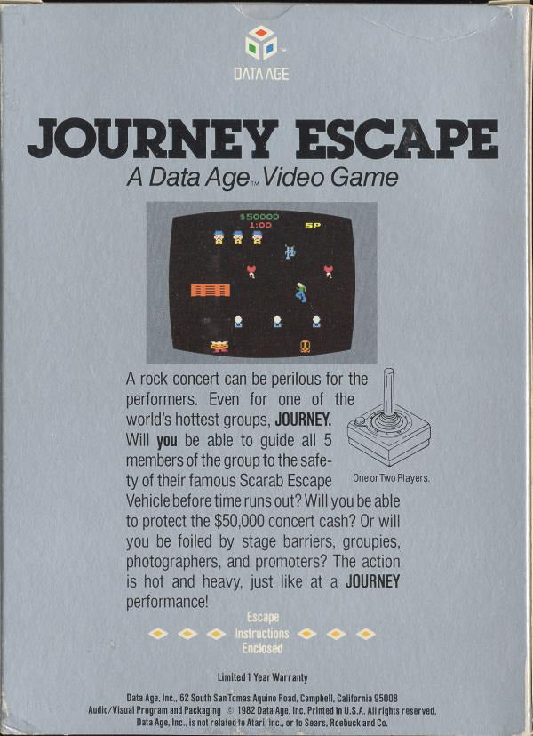 Journey Escape - Atari 2600 [Pre-Owned] Video Games Data Age   